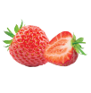 Strawberry Cheesecake icon - two strawberries